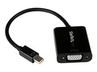 StarTech.com Adaptateur vidéo Mini DisplayPort 1.2 vers VGA - Convertisseur Mini DP vers HD15 - M/F - 1920 x 1200 - Noir - Adaptateur vidéo - Mini DisplayPort (M) pour HD-15 (VGA) (F) - Displayport 1.2/Thunderbolt - 22 cm - actif, support 1920 x 1200 (WUX MDP2VGA2