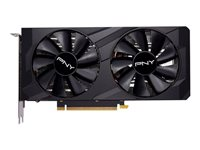 PNY GeForce VERTO RTX 3050 Dual Fan - Carte graphique - GF RTX 3050 - 8 Go GDDR6 - PCIe 4.0 x8 - HDMI, 3 x DisplayPort VCG30508DFBPB1