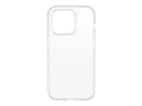 OtterBox React Series - ProPack Packaging - coque de protection pour téléphone portable - antimicrobien - polycarbonate, élastomère thermoplastique (TPE), 50 % de plastique recyclé - clair - pour Apple iPhone 14 Pro 77-88893