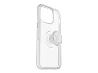 OtterBox Otter + Pop Symmetry Series - Coque de protection pour téléphone portable - polycarbonate, caoutchouc synthétique - pop transparent - pour Apple iPhone 14 Pro Max 77-88815