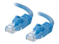 C2G Cat6 Booted Unshielded (UTP) Network Patch Cable - Cordon de raccordement - RJ-45 (M) pour RJ-45 (M) - 15 m - UTP - CAT 6 - moulé, sans crochet, bloqué - bleu 83393