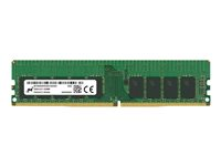 Micron - DDR4 - module - 8 Go - DIMM 288 broches - 3200 MHz / PC4-25600 - CL22 - 1.2 V - mémoire sans tampon - ECC MTA9ASF1G72AZ-3G2R1R